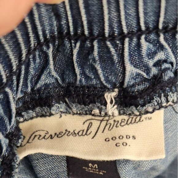 Universal Thread Shorts Womens M blue Chambray Denim Casual - Picture 4 of 9